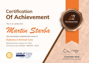 Animal Care Certificate (15 02 21) The Animal Care