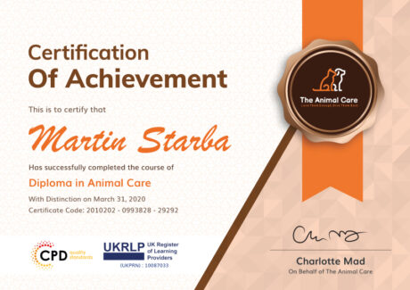 Animal Care Certificate